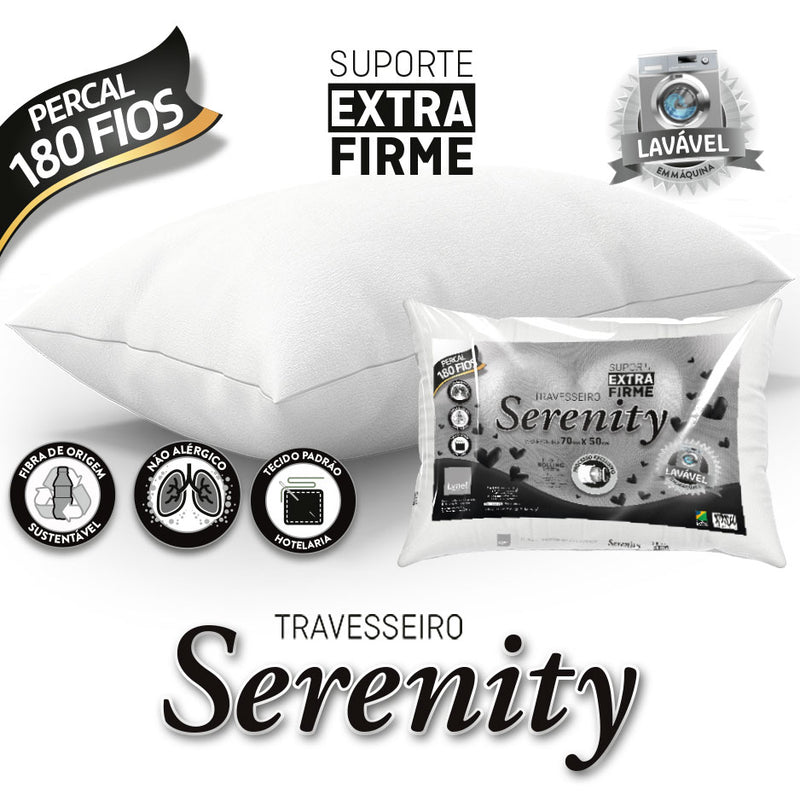 Travesseiro Lynel Serenity Suporte Extra Firme