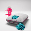 Travesseiro IWS Snow, detalhe da capa com fibra de bambu