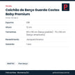 Ficha técnica do colchão de berço Probel Guarda Costas Baby Premium