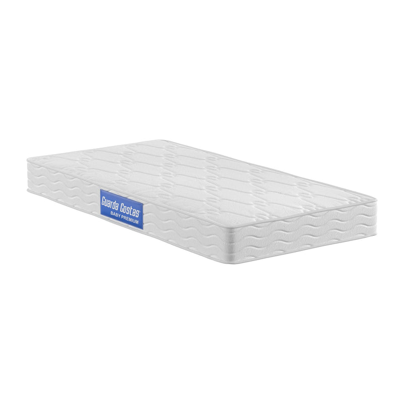 Colchão de berço Probel Guarda Costas Baby Premium em espuma D18, com tampo matelassado branco