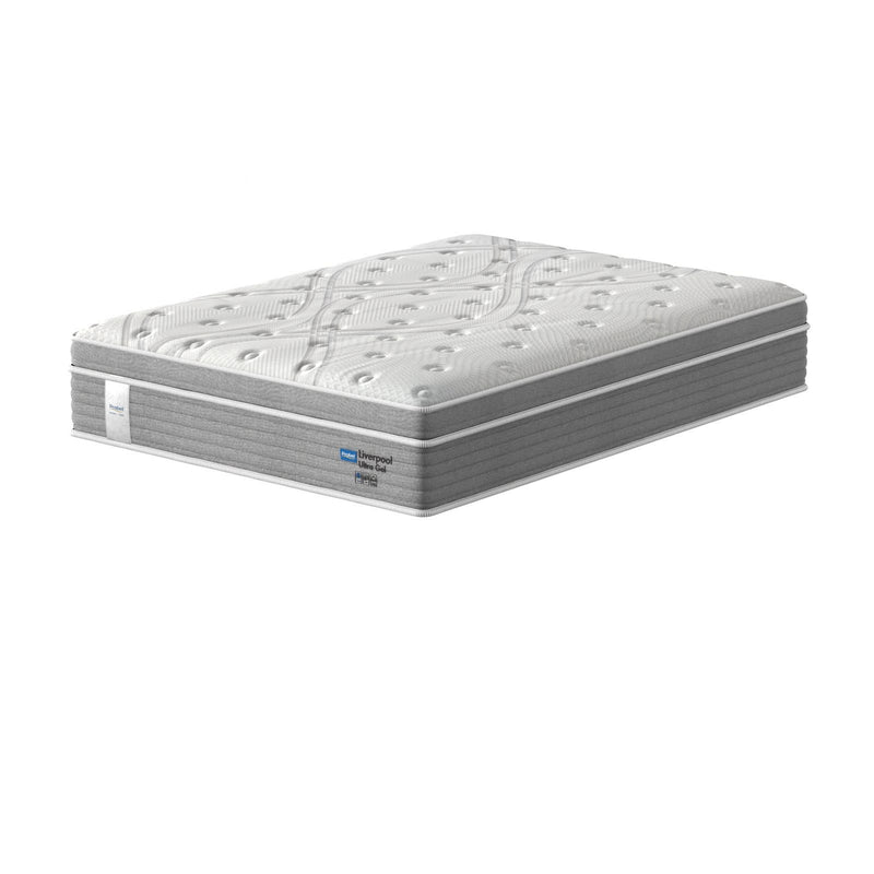Colchão Probel Liverpool Ultra Gel New com pillow europeu, visto em perspectiva