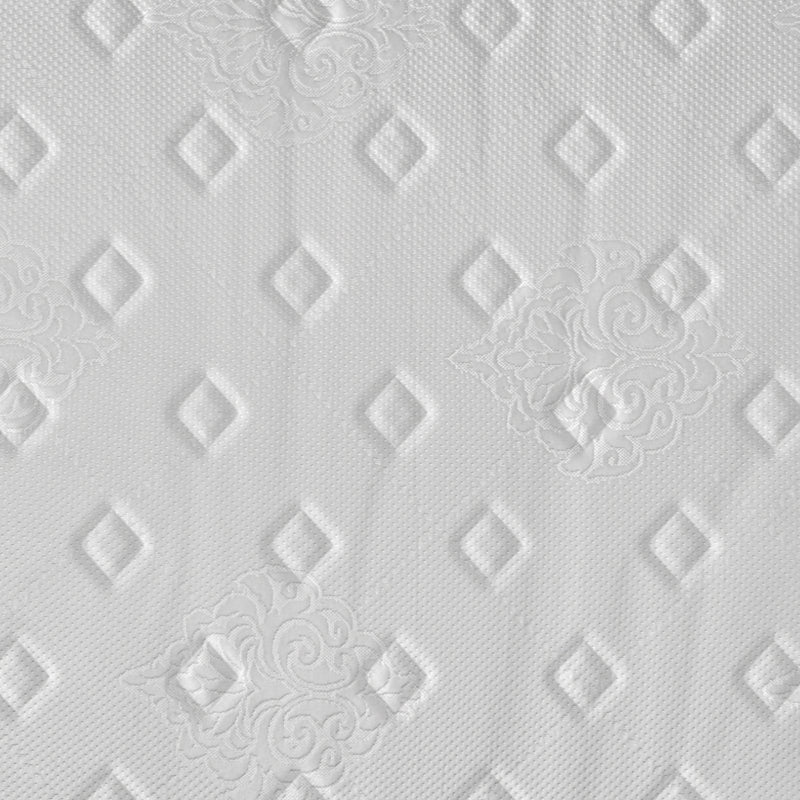 Detalhe do tampo em malha matelassada do colchão Probel Perfil Golden