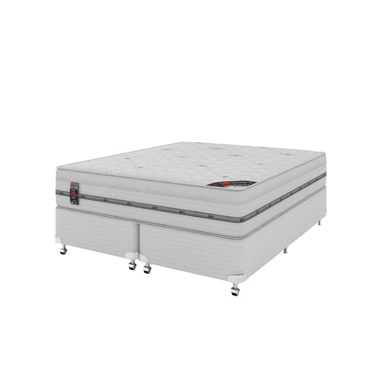 Conjunto cama box e colchão Castor Gold Star Niponpedic Pocket com box Niponpedic