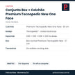 Ficha técnica do conjunto box e colchão Castor Premium Tecnopedic New One Face