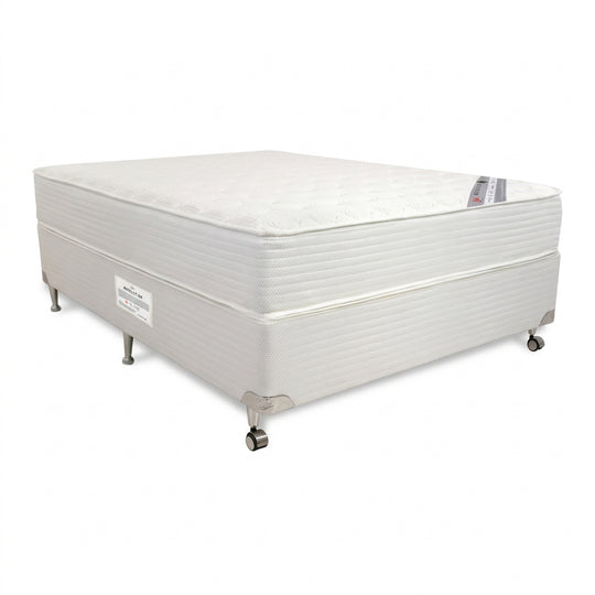 Conjunto cama box e colchão híbrido Castor Revolution New Pocket