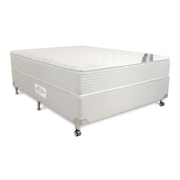 Conjunto cama box e colchão híbrido Castor Revolution New Pocket
