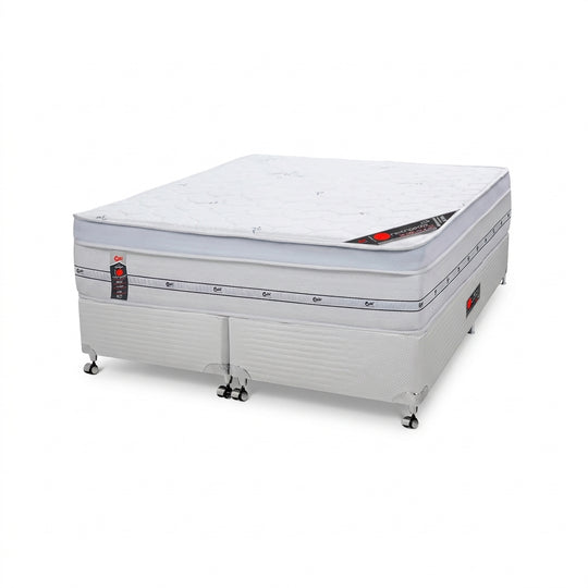 Conjunto cama box e colchão Castor Gold Star Niponpedic Pocket