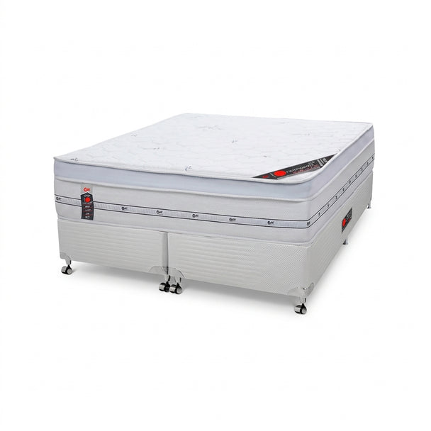 Conjunto cama box e colchão Castor Gold Star Niponpedic Pocket