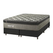 Conjunto cama box preto e colchão Maxispuma Super Gel Euro Pillow