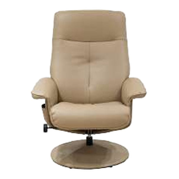 Poltrona Domann Soft vista de frente, com base giratória