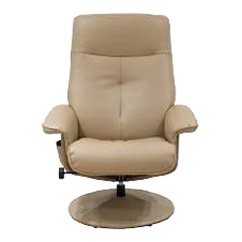 Poltrona Domann Soft vista de frente, com base giratória