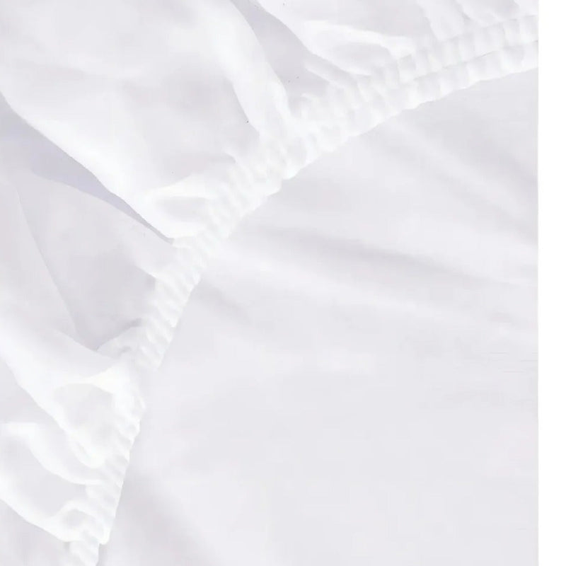 Detalhe do elástico em toda a volta do protetor de colchão Lynel