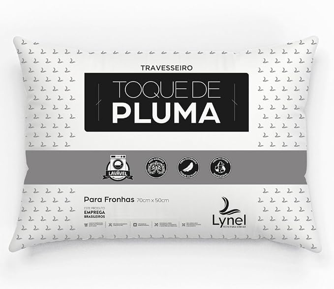 Travesseiro Lynel Toque de Pluma